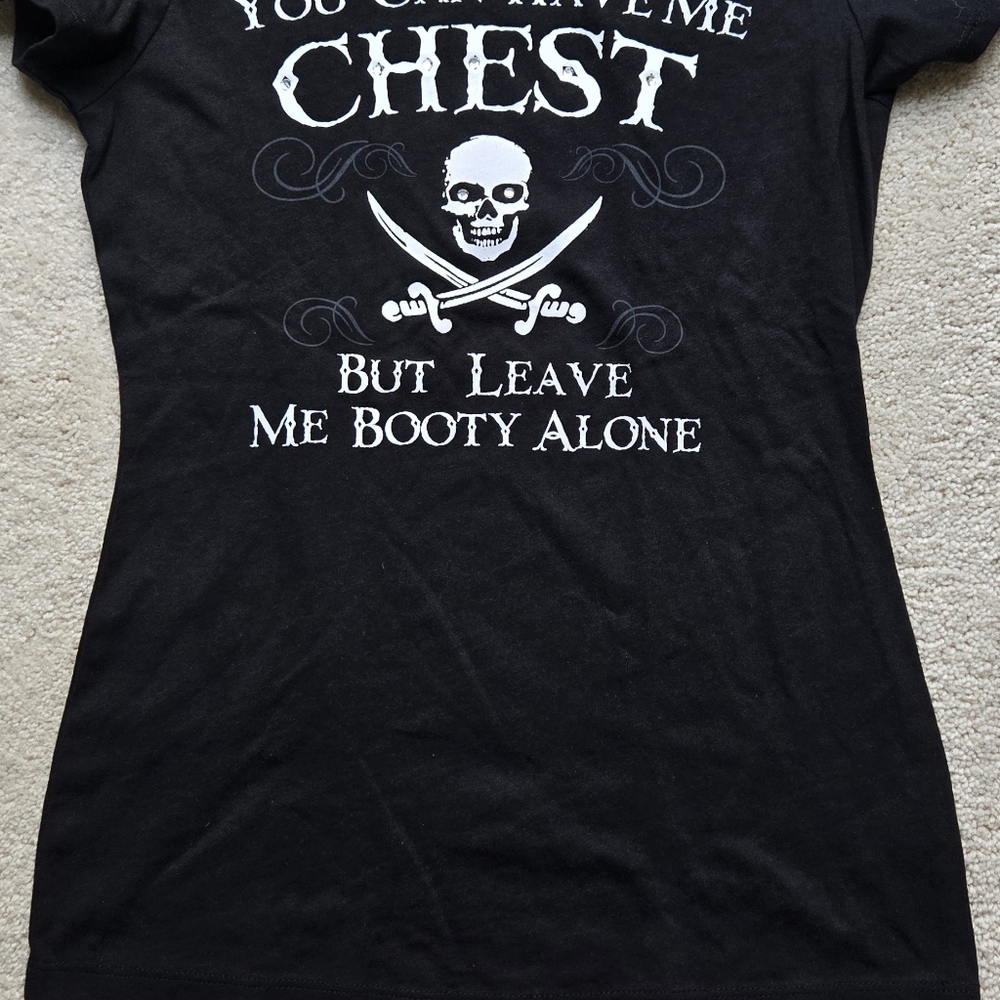 Black Pirate Graphic T-Shirt